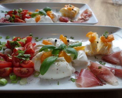 Burrata mit Tomaten