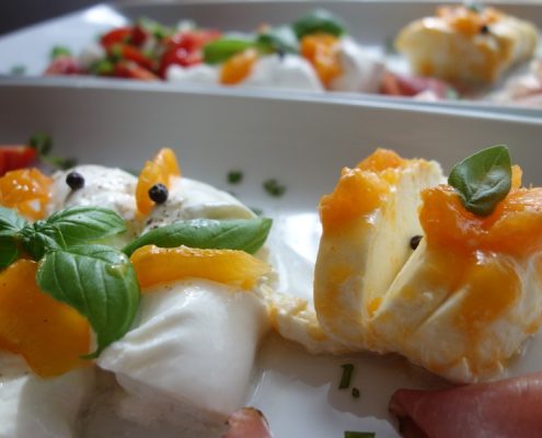 Burrata mit Tomaten